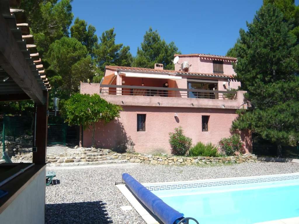Chambres D'Hote L'Amandiere A Cucugnan Bagian luar foto